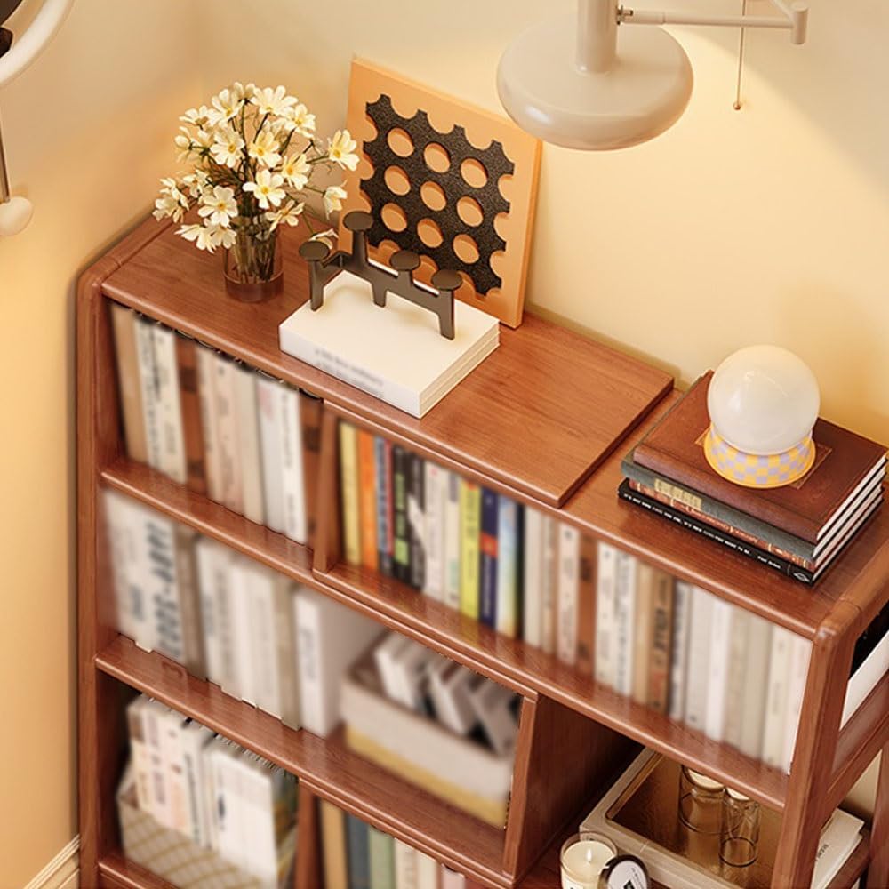 Ladder Shelf Wooden Extendable Shelf Bookcase, 3-Tier Ladder Bookshelf, Vintage Corner Bookcase, Storage Rack for Small Space or Corner Ladder Bookcase(White)