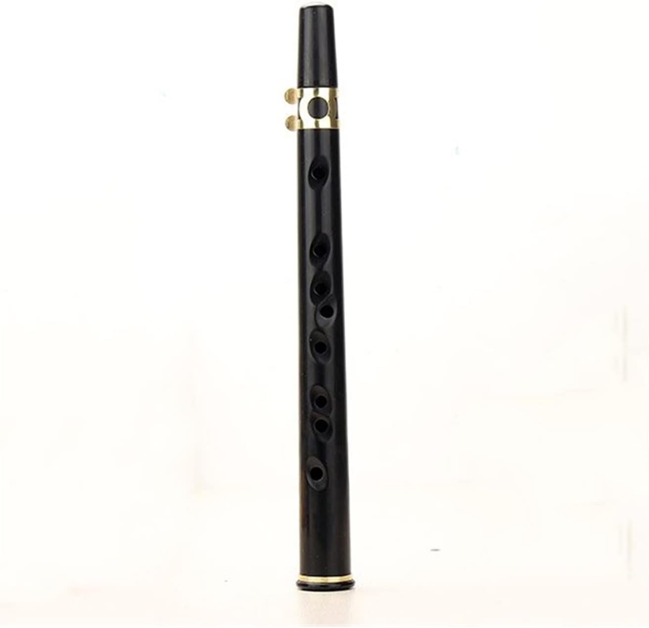 KESHUO Pocket Sax Alto C Tune Mini Sax Saxophone Little Sax Ophone Black with Carrying Bag Woodwind Instrument Brass Sax Beginners Kit