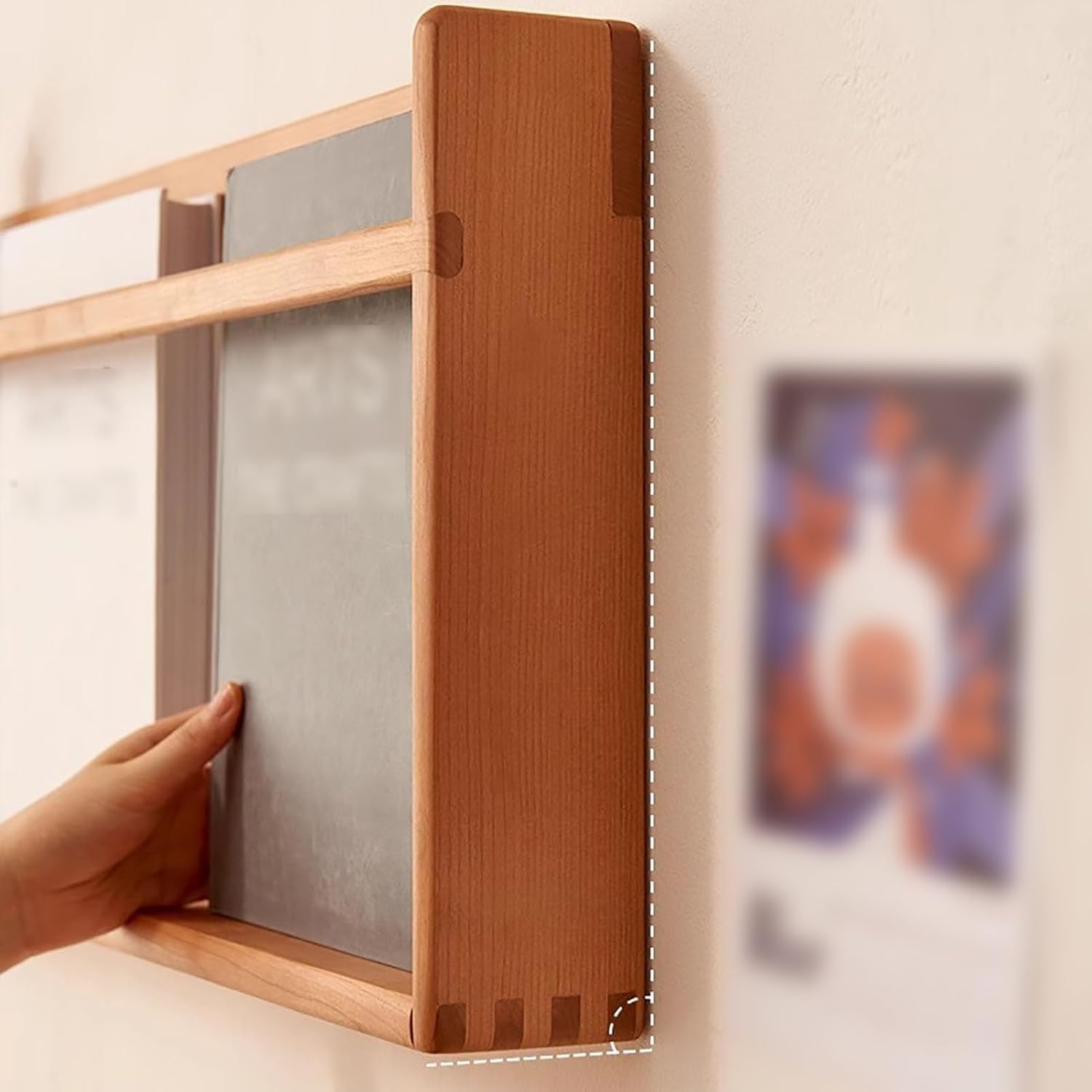 Nursery Book Shelves for Wall,Wood Bookshelf for Kids Baby, Floating Shelves for Wall Decor, Record Holder, Magazine Rack, Picture Ledge Shel ( Color : Set of 2 , Size : 90x6.8x29.8cm/35.43x2.68x11.73