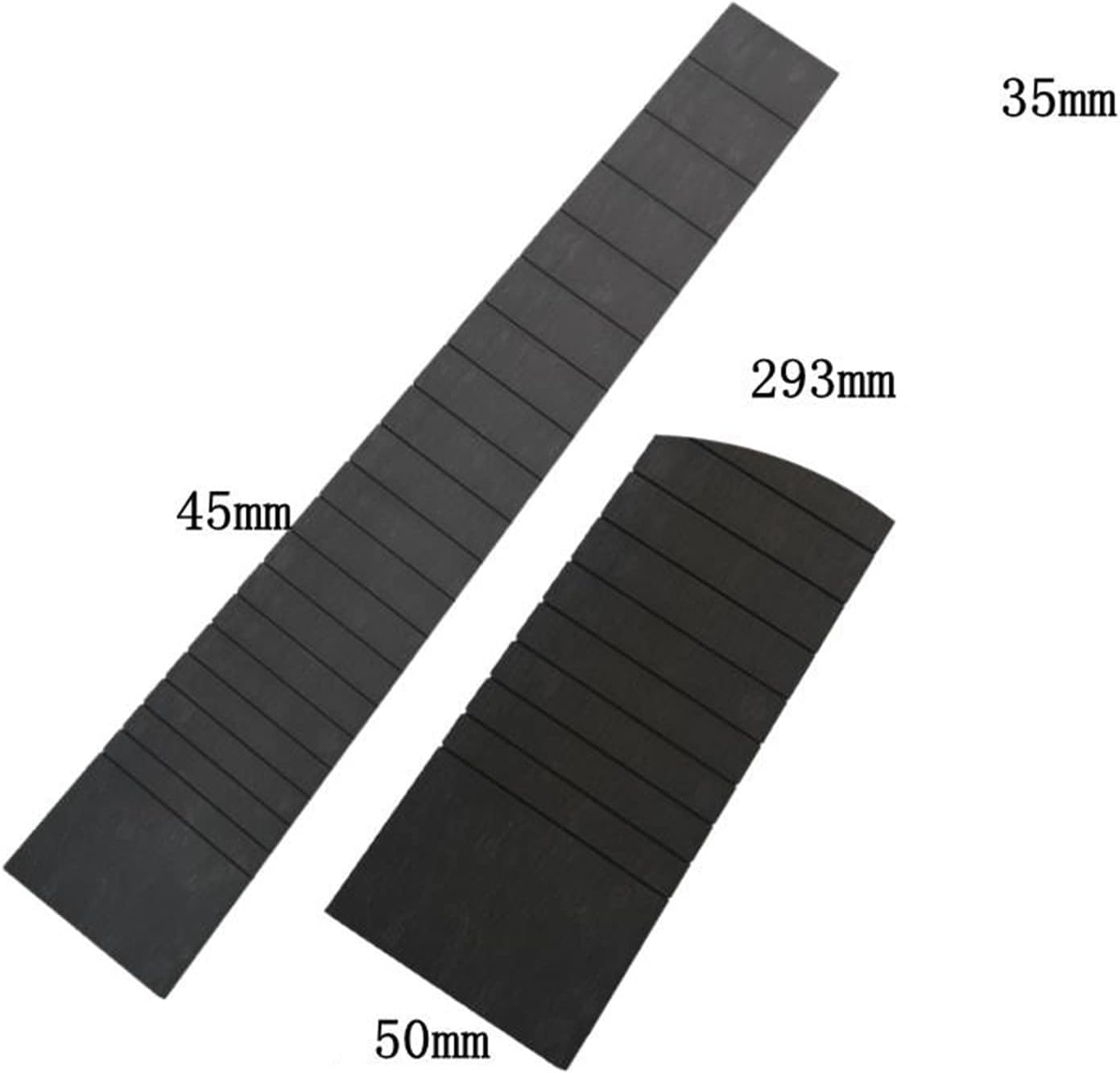 FLFL Guitar Rosewood Ebony Fingerboard Standard Production and Maintenance Materials Suitable for Ukulele Unfinished Guitar Neck (Color : 2)
