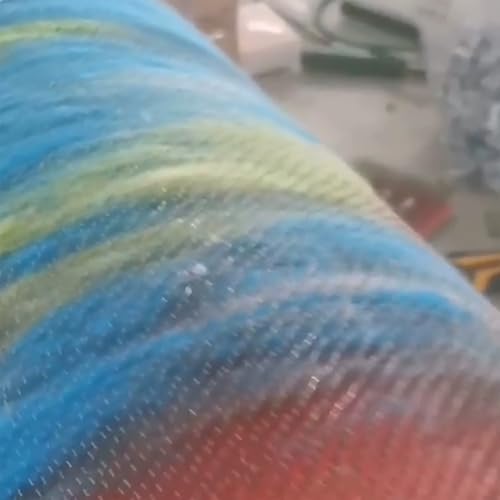 Manual Wool Carding Machine for Mixing Fleece, Heavy Duty Drum Carder with Aluminum Alloy Speed Change Wheel and Belt Drive, Perfect for Handcrafting and Textile Projects