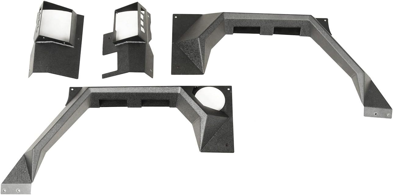 Rugged Ridge | XHD Armor Fender Kit, Rear, Pair | 11615.02 | Fits 2007-2018 Jeep Wrangler JK 4-Door