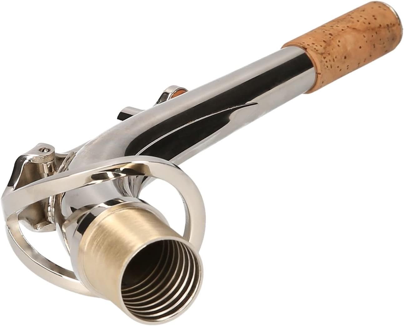 Saxophone Parts Brass Alto Saxophone Neck Heat- Insulating Material Bend Neck Sax Replacement Part Sax Accessory (Color : Silver)