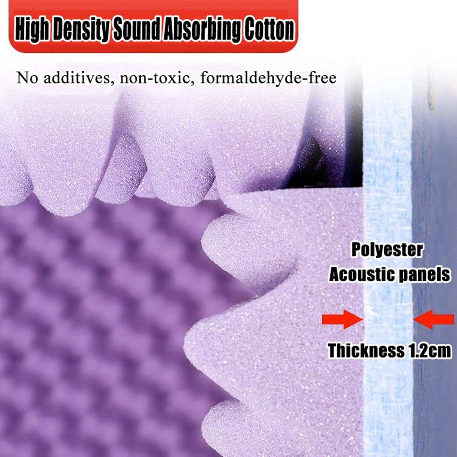 Portable Recording Studio, Microphone Isolation Booth, Desktop Soundproof Enclosure, for Studio Recording Singing (Red)