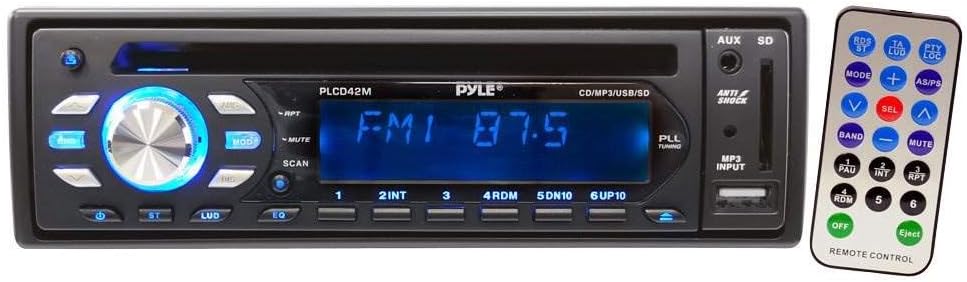 AM/FM-MPX Anti-Shock CD/MP3 Player with AUX, Input & Remote Control PLCD42M