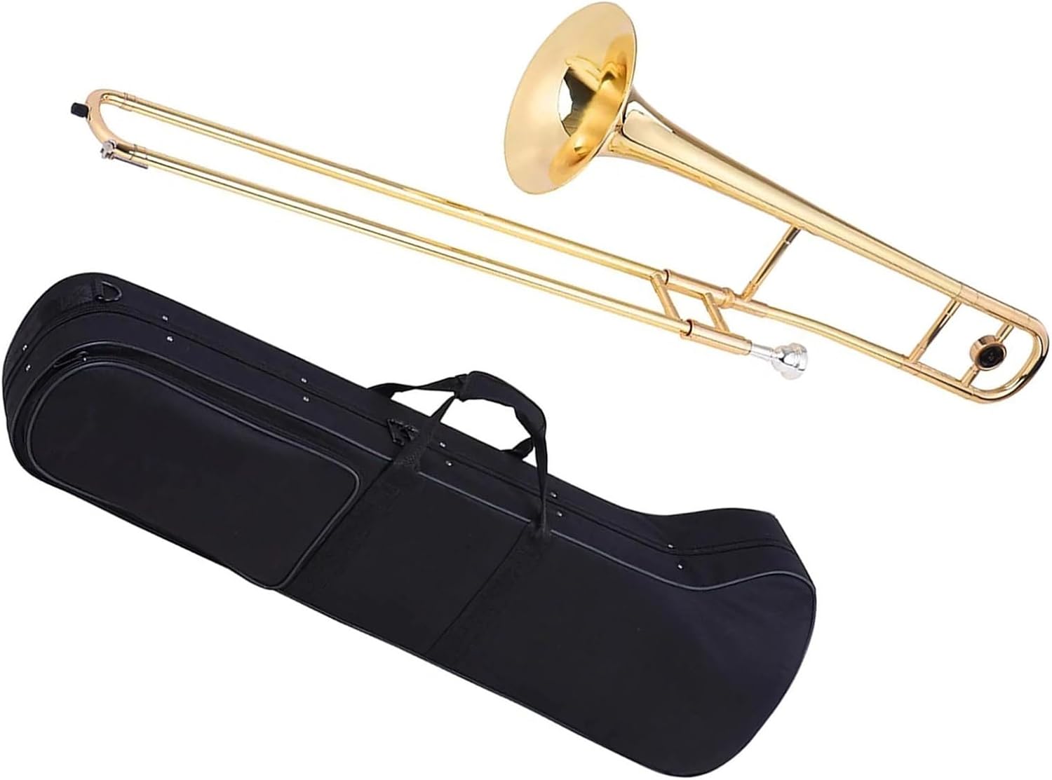 Adult Trombone Instrument Professional Tenor Trombone Playing Instrument Gold Copper Material