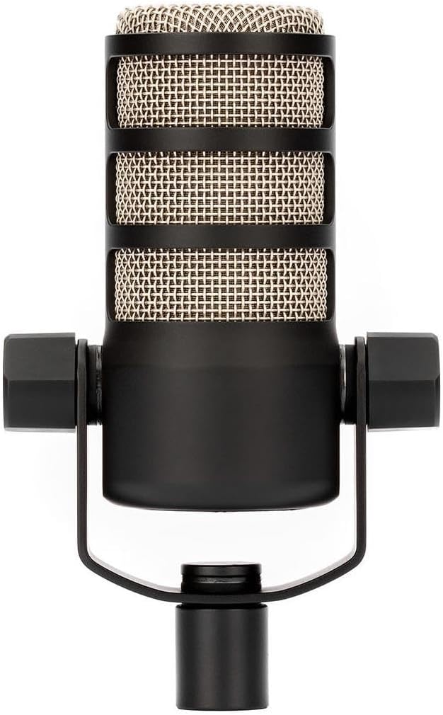 Rode PodMic Dynamic Podcasting Microphone, Bundle with Turnstile Audio TAPH100 Studio Monitor Headphones, H&A Tabletop Microphone Stand, Value Series 15' XLR M to F Mic Cable