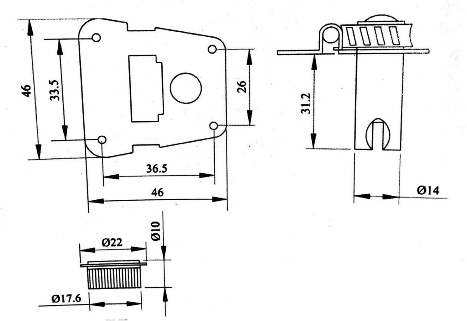 Open Frame Electric Bass Machine Heads Tuning Peg Gear Ratio 1:26 Chrome Silver for Bass Guitar Machine Head Tuners (Color : 2R2L)