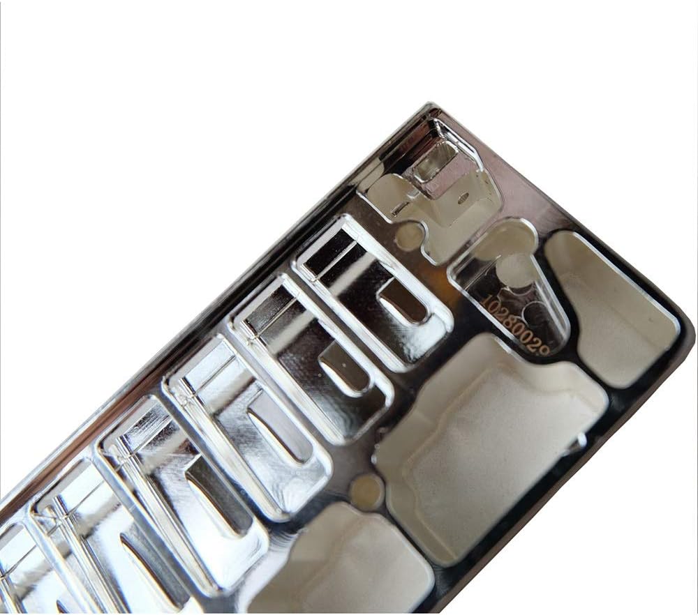 SENMIAO-TH Chromatic Harmonica Comb Aluminium/Zinc Copper Alloy Comb for Suzuki Chromatix SCX-64 Or Sirius-64 Harmonica Parts Accessories (Color : Aluminum Comb)