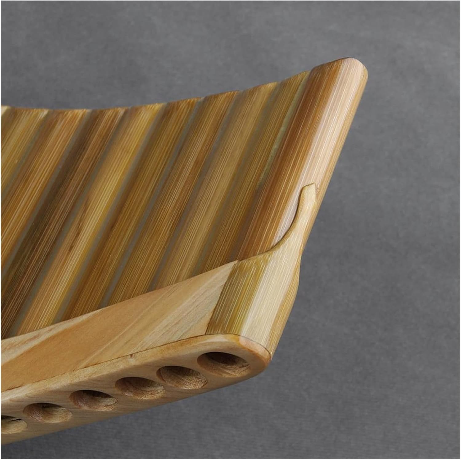 KESHUO 22 Pipes C Key Pan Flute Woodwind Instrument Bamboo Pan Flute Panpipes (Color : Right-Hand)