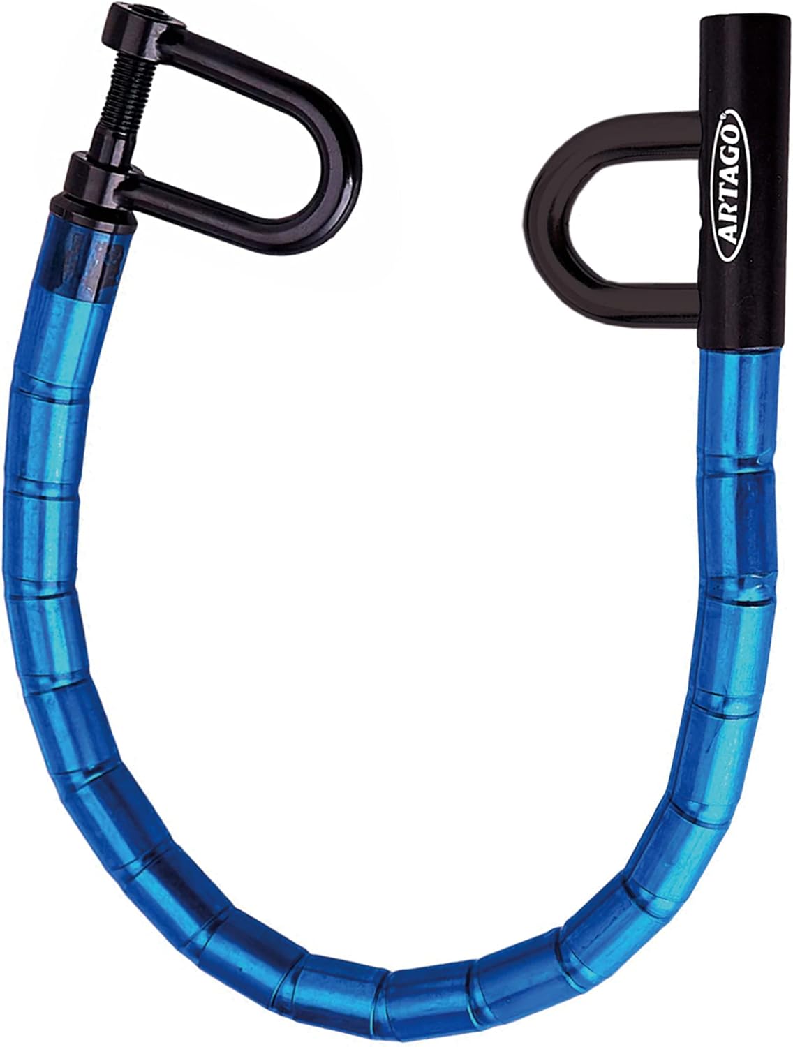 ARTAGO 582/B High-End Steering Wheel Car Seat Flexible Lock, More Practical Articulated Armored Steel Cable, Adjustable Universal Clutch Anti Theft Bar Lock Device for Vehicle Car Truck Van, Camper