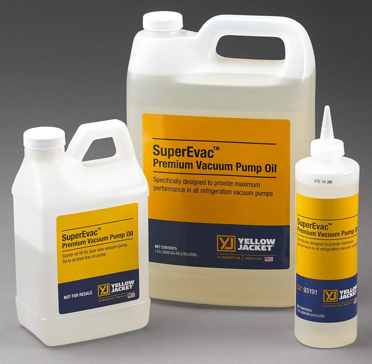 Yellow Jacket 93096 Gallon of Vacuum Oil (Pack of 6)