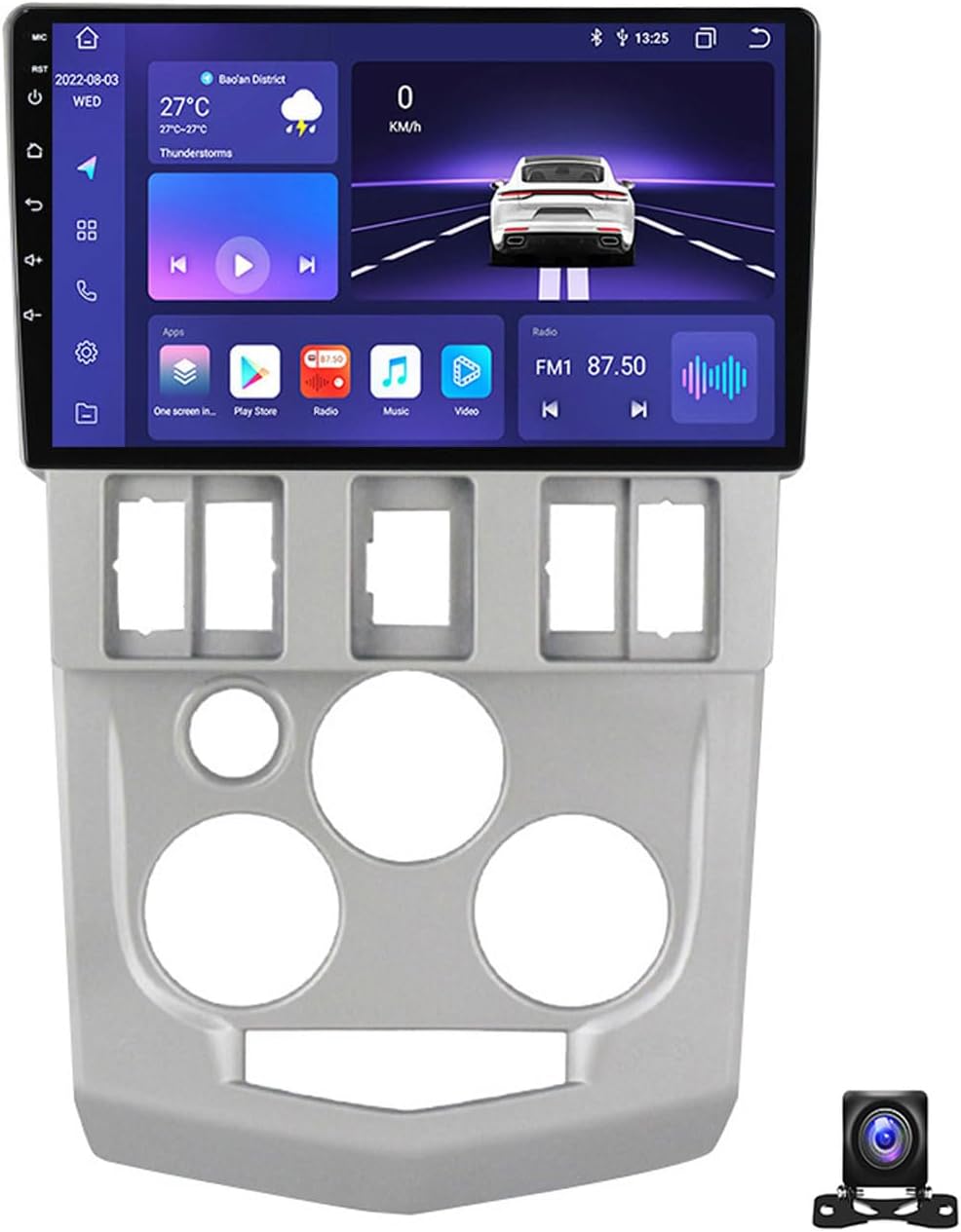 9 Inch Android 13 Car Radio Compatible with Renault L90 2004~2009 Bluetooth Car Stereo Compatible with Carplay Android Auto, Navigation, Steering Wheel Controls, Backup Camera,M800S 8G+256G