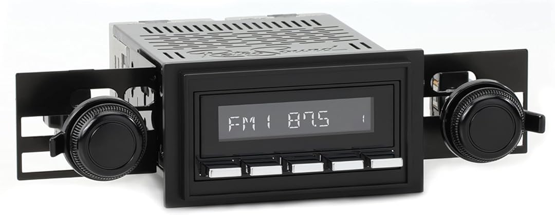 RetroRadio Compatible with 1968-71 Chevrolet Corvette Features Include Bluetooth, HD, SiriusXM Ready, AM/FM LBC-M4-218-33-93C1