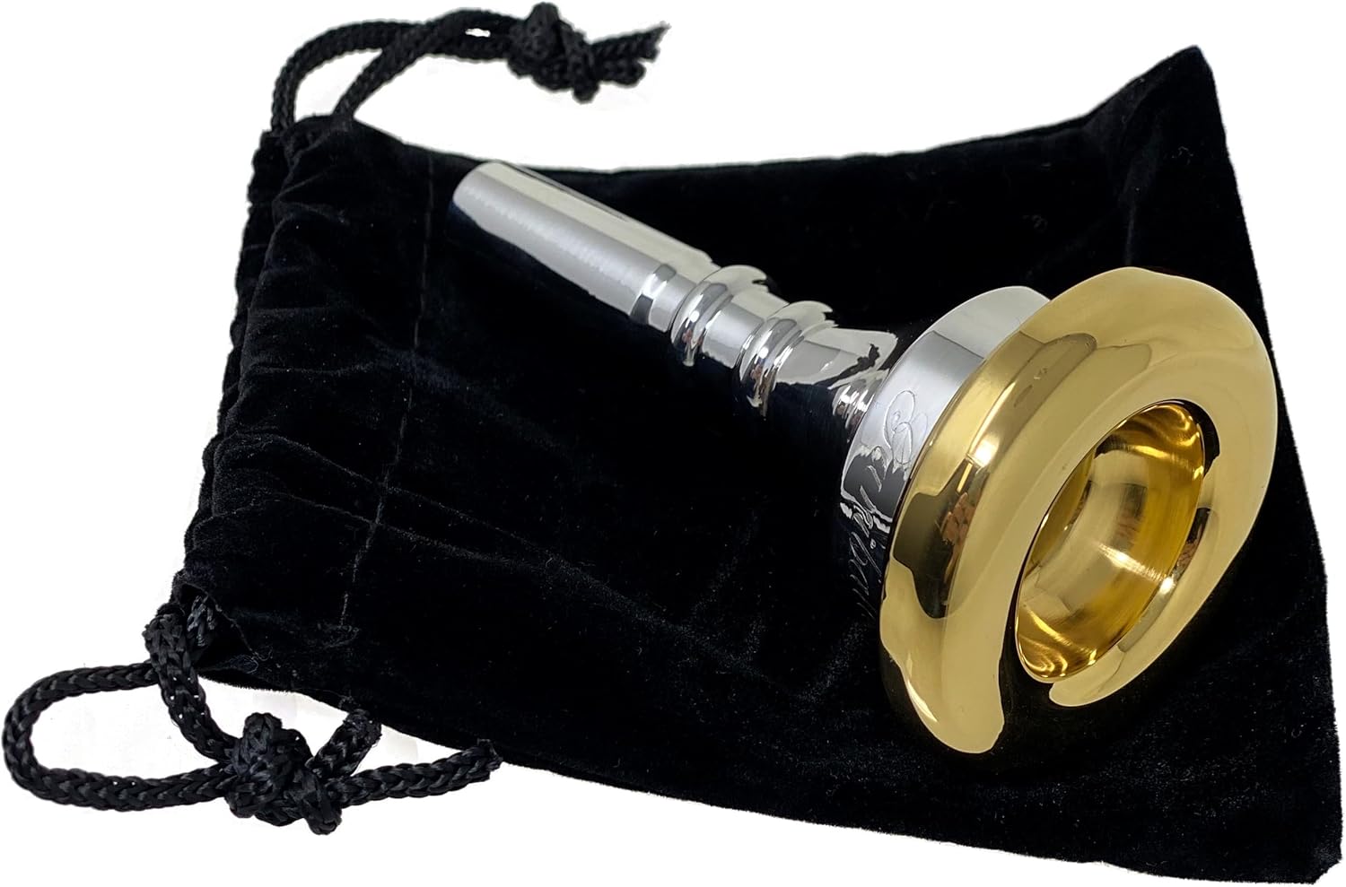 Garibaldi AHDC2 Classic Alto Horn Double Cup Gold-Plated Rim Mouthpiece Size DC2