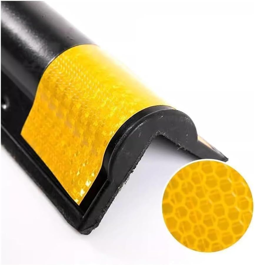 Wall Corner Protectors, Car Parking Protector, Rubber Corner, Thicker Reflective Guards, for use in garages(10pcs-120cm)