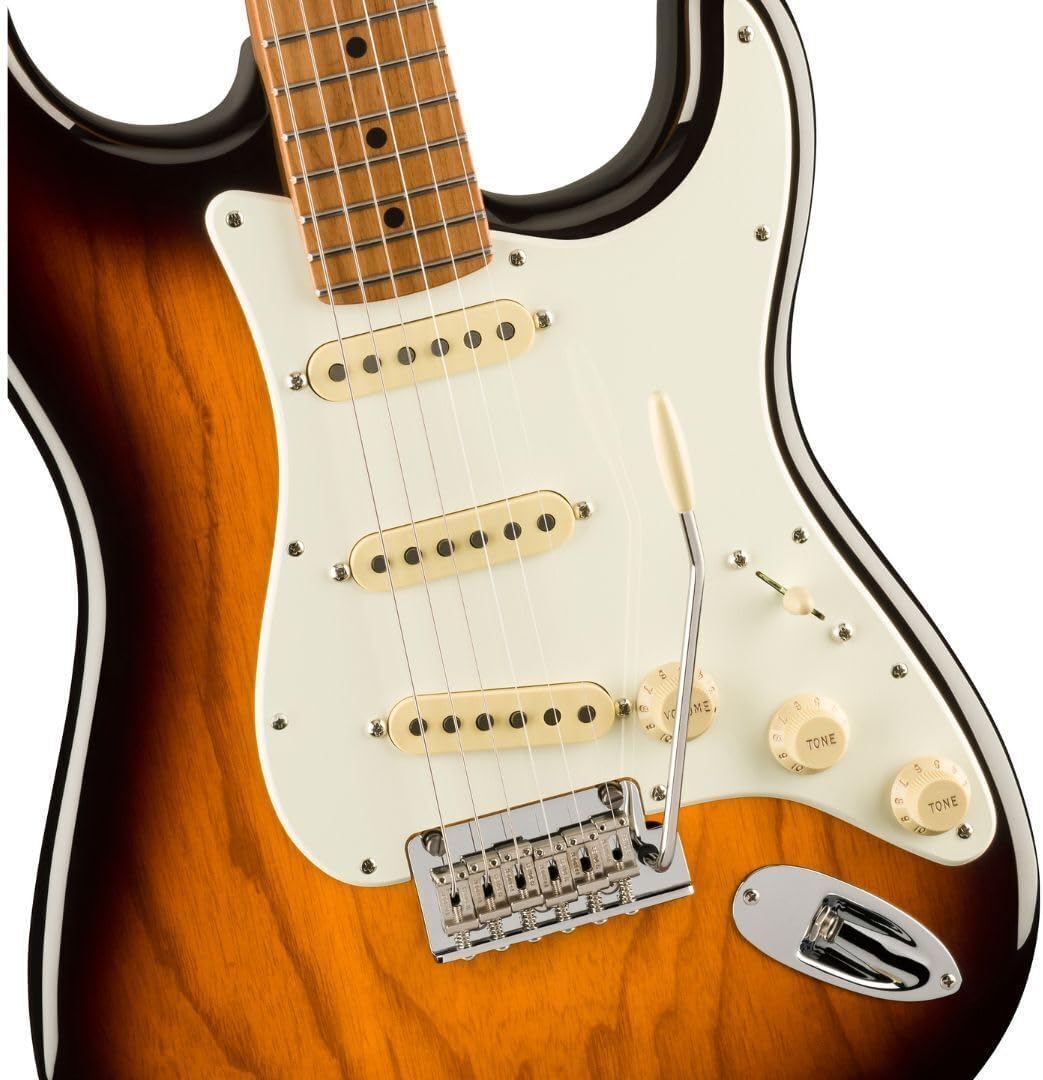 Fender American Professional II Stratocaster 6-String Electric Guitar with Roasted Maple Fingerboard (2-Color Sunburst)