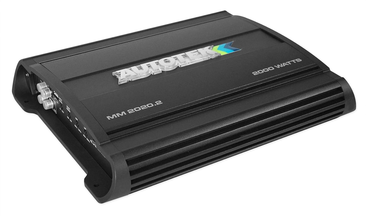 Autotek MM2020.2 Mean Machine Series Bridgeable Car Audio Amplifier – 2 Channel, Class A/B, 2000 Watt, Bass Boost, Marine Grade Protection Amp