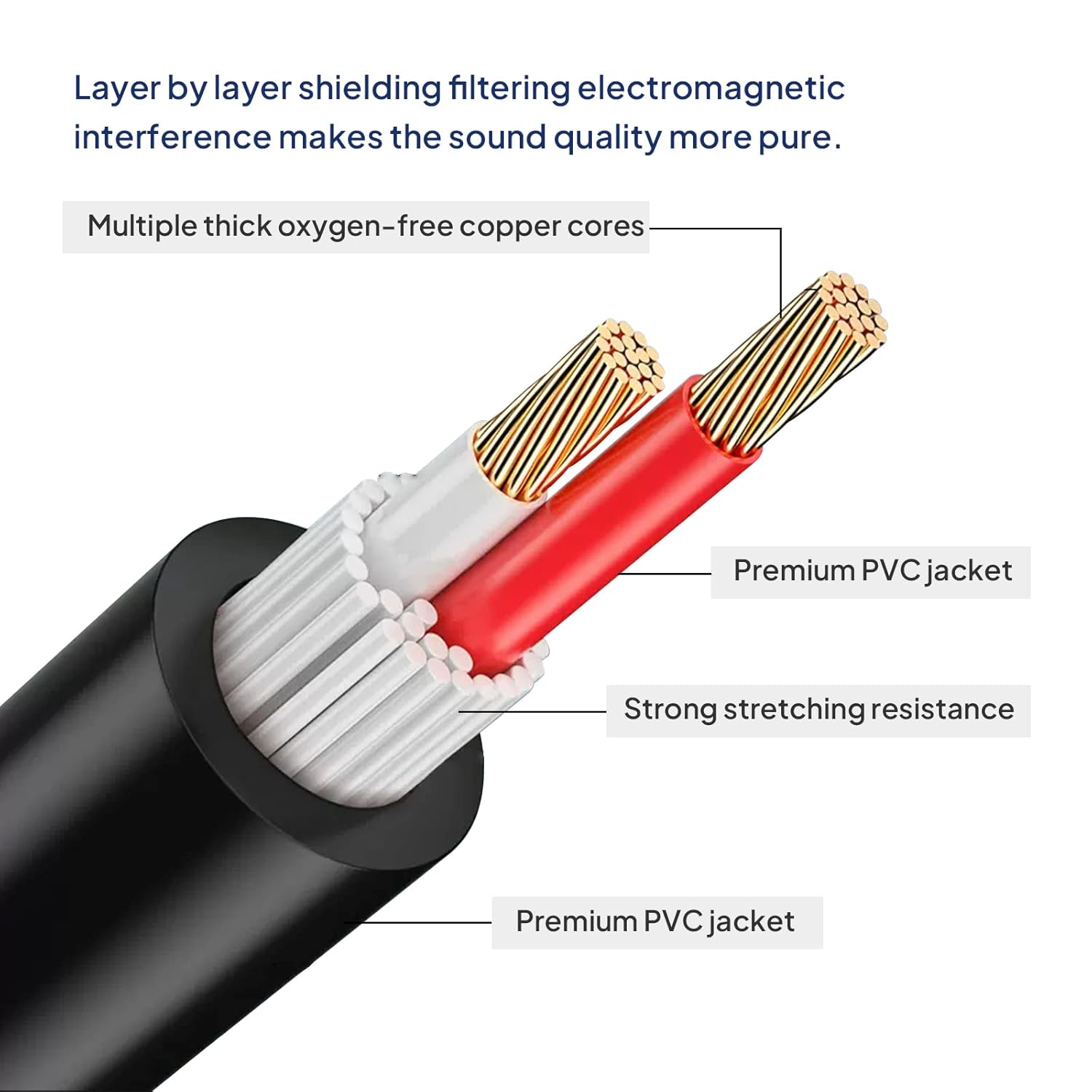 2 Pack 50 Feet Speakon to XLR Cable, Speakon Male to 3 Pin XLR Female Microphone Cables, NL4FC Twist Lock Connector to XLRF Speaker Extension Wire for PA, Amplifier, Stage Monitor