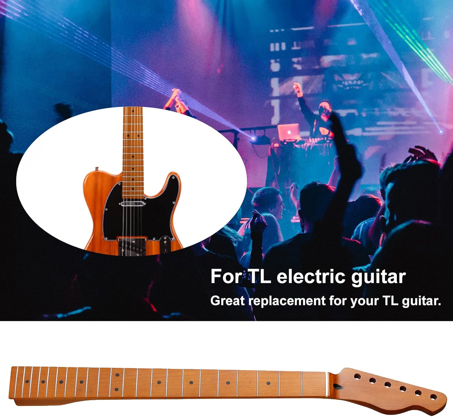 22fret Yellowish Matte 9.5