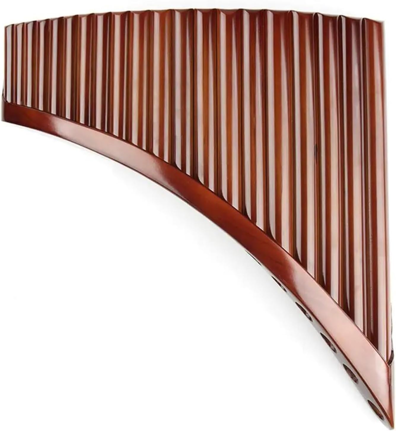 E Key 20 Pipes PanFlute Woodwind Instrument Chinese Traditional Musical Instrument(Color:Left-hand)