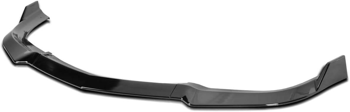 Spec-D Tuning Glossy Black Front Bumper Lip Spoiler Splitter 3PC Compatible with 2011-2014 Dodge Charger SRT8