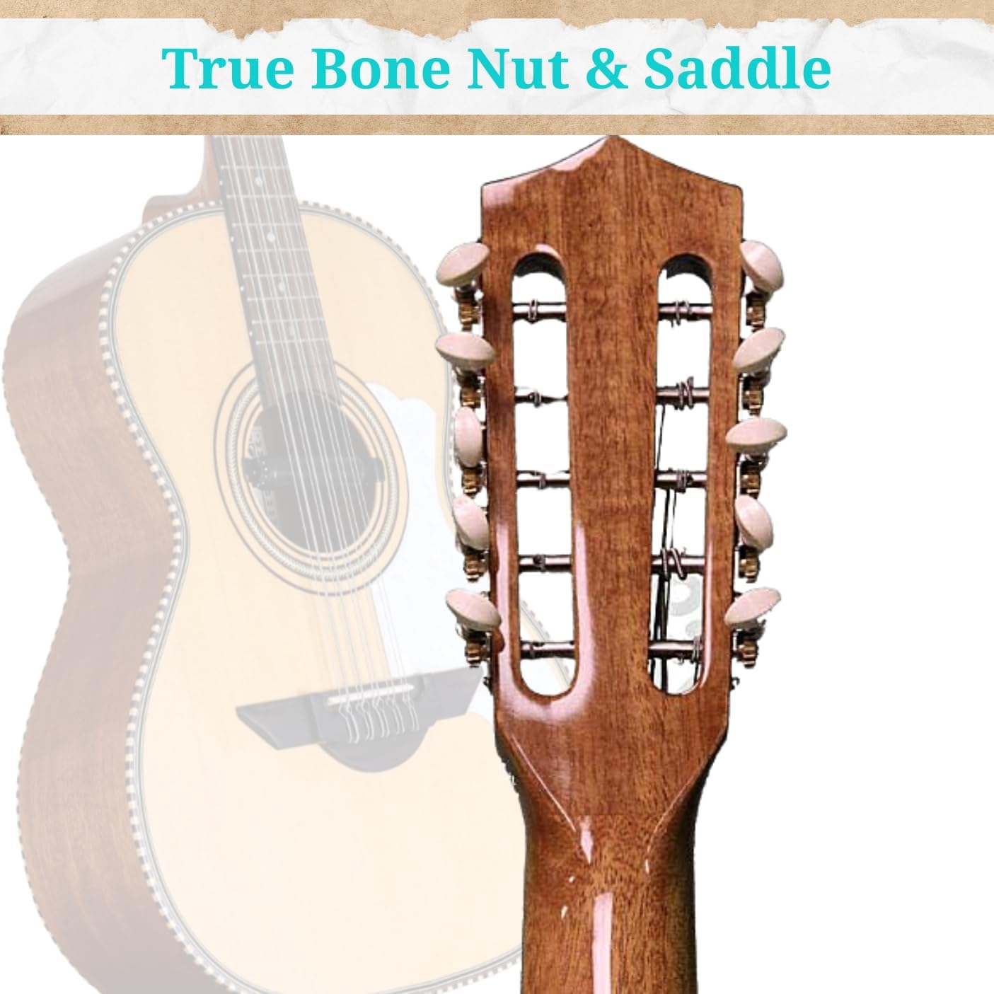 H. Jimenez LBQ2NCE Bajo Quinto El Musico Series Non-Cutaway Acoustic-Electric