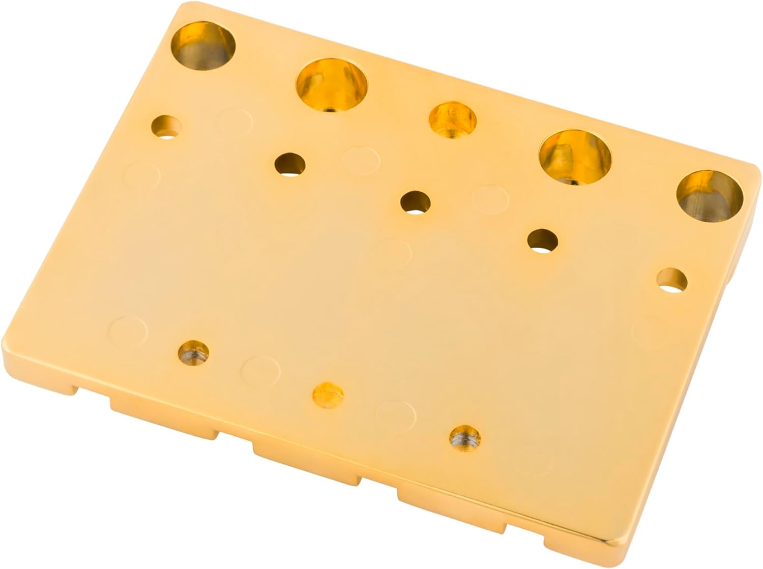 Fender HiMass 4-String Bass Bridge Assembly With Zinc Saddles, Gold