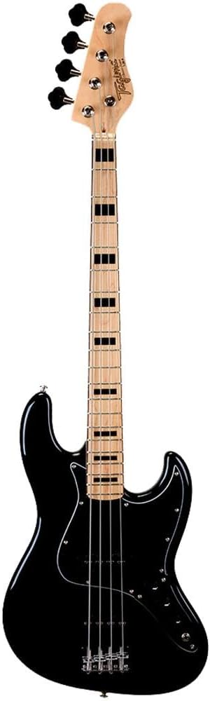 TAGIMA TJB-4 BLACK ELECTRIC BASS GUITAR