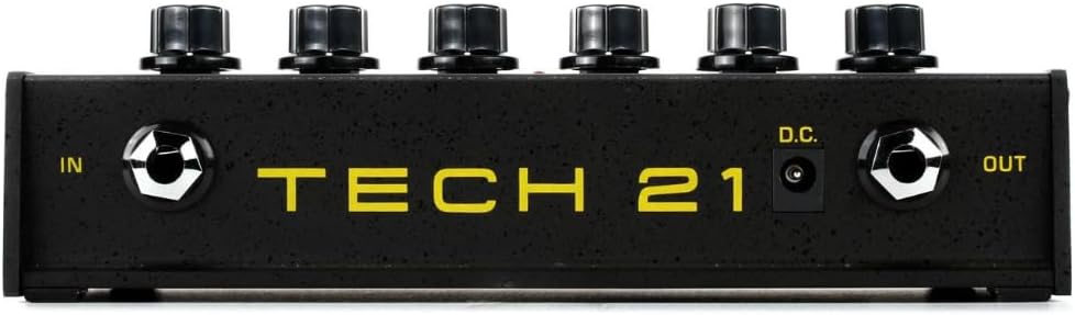 Tech 21 PBDR SansAmp Programmable Bass Driver DI 3-Channel Bundle w/ 2X Strukture S6P48 Woven Right Angle Patch Cables, 12x Fender Picks and Liquid Audio Polishing Cloth