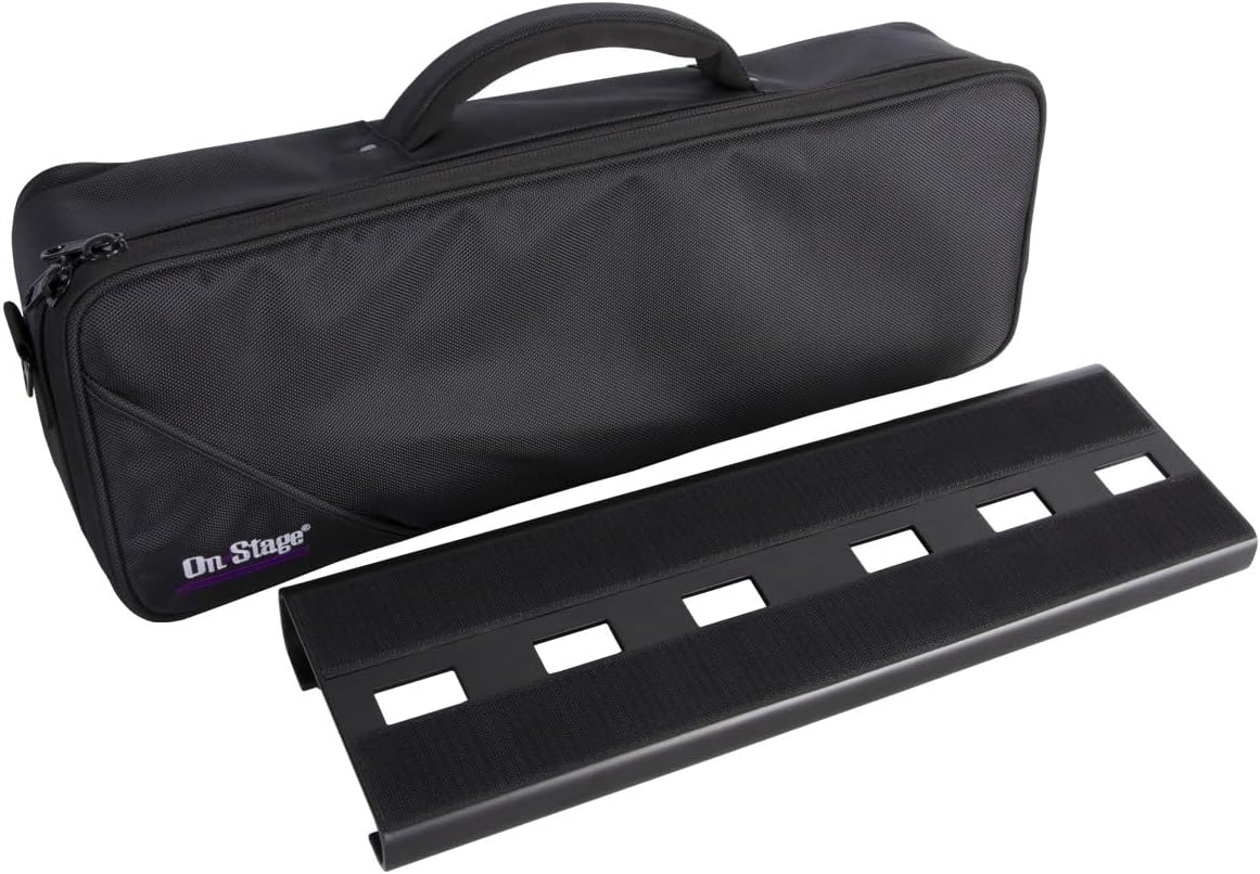 OnStage On-Stage GPB2000 Compact Pedal Board with Gig Bag, Black