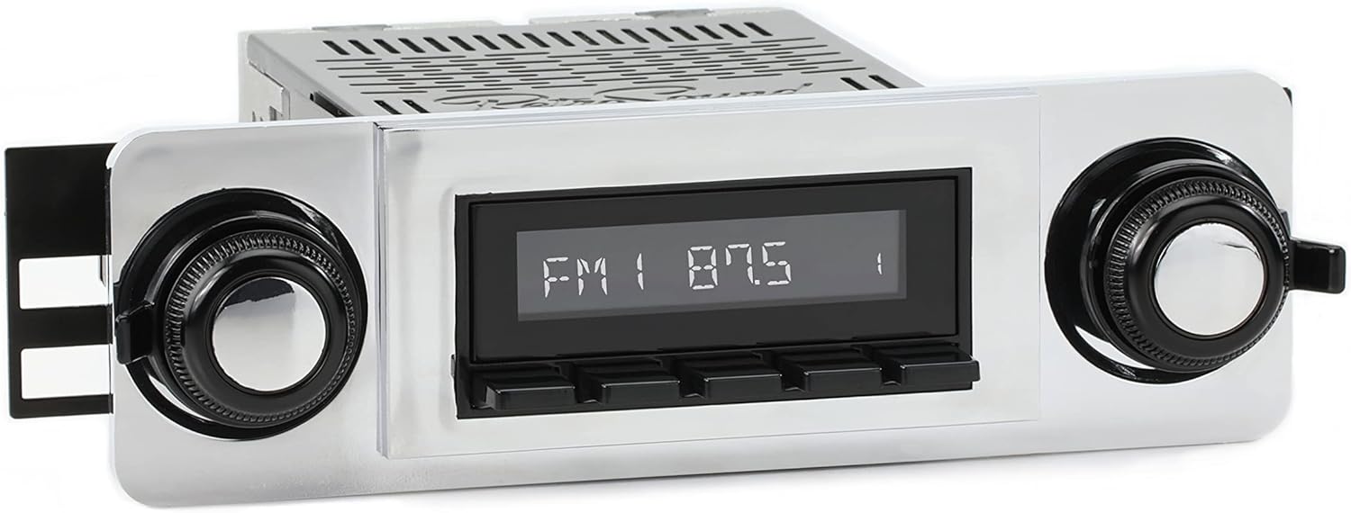 RetroRadio Compatible with 1967-72 GMC C/K Series Truck Features Include Bluetooth, AUX, AM/FM LAB-M1-119-23P-93PG