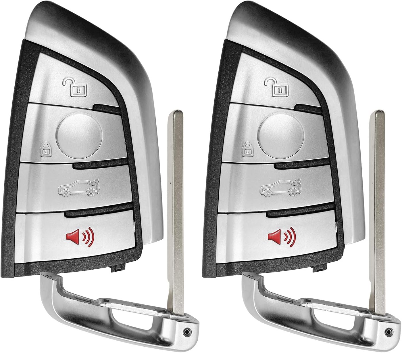 Car Key Fob Replacement For BMW 2014 2015 2016 X1 X5 X6 Keyless Remote 434 MHz FCCID:NBGIDGNG1;by AUTO KEY MAX (2)