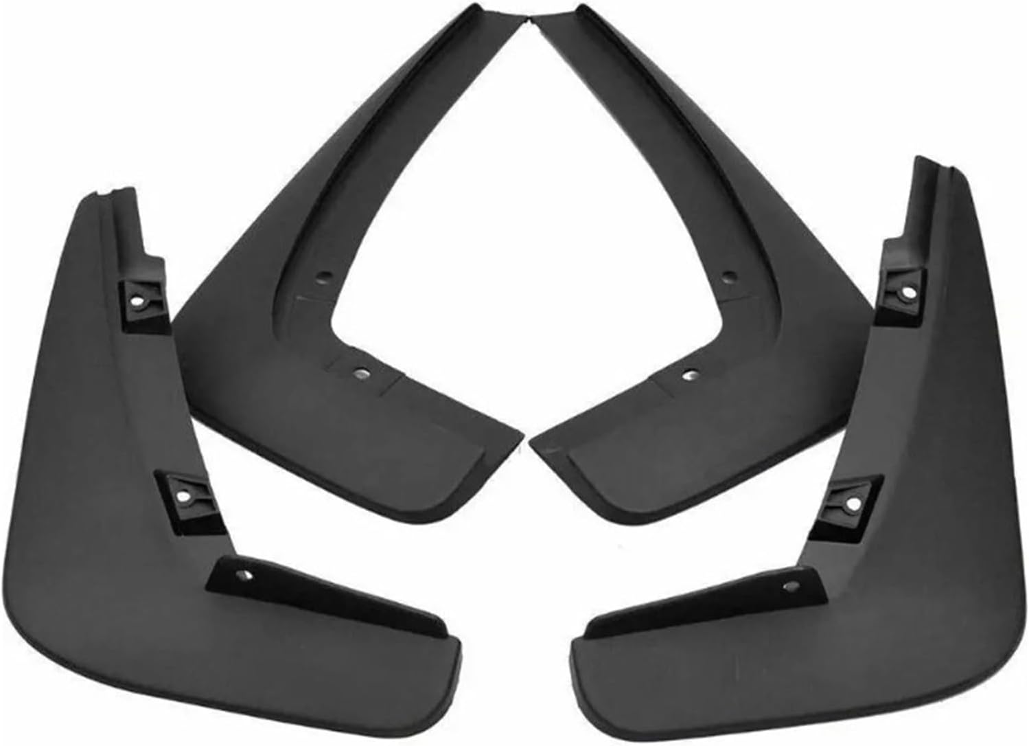 4pcs Molded Car Mudguards Mudflaps Splash Guards Compatible for Jaguar XF X250 2008 2009 2010 2011 2012 2013 2014 2015