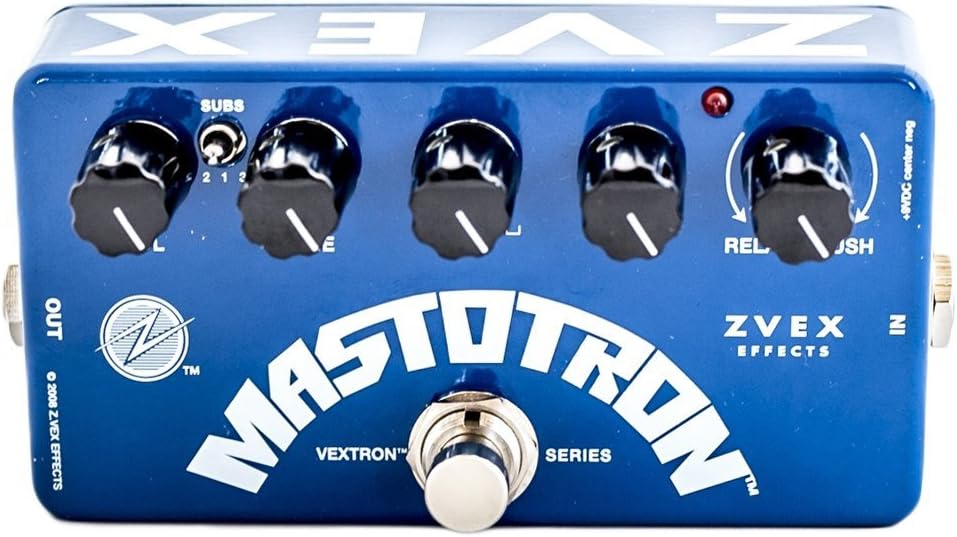 ZVEX Effects Mastotron Vextron Series Silicon Fuzz Guitar Pedal,Blue,2.38 x 1.82 x 4.70