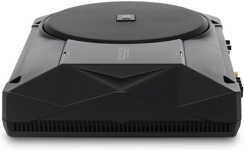 JBL BassPro SL 8-inch 125W RMS Powered Under-Seat Compact Subwoofer Enclosure System (250 watts RMS: 125 watts), Black