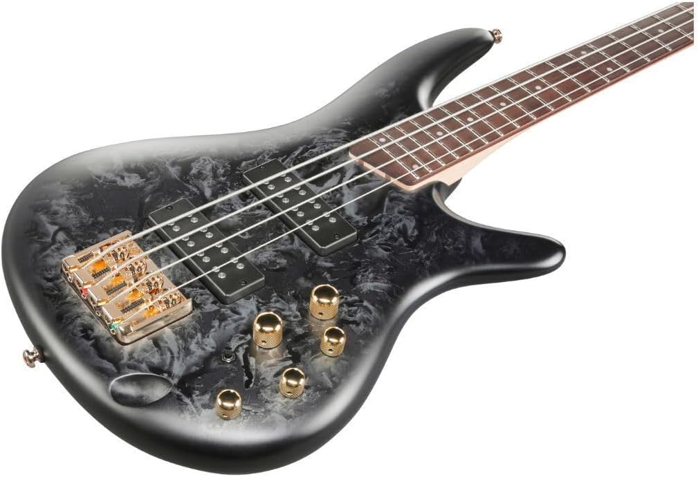 Ibanez SR Standard 4-string Electric Bass - Black Ice Frozen Matte