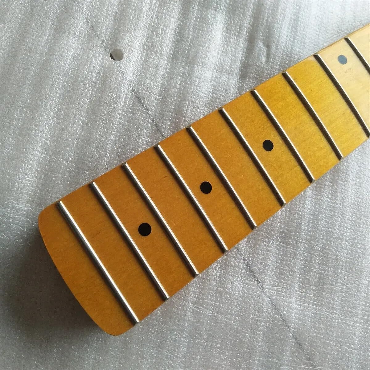 4 String Jazz Bass Guitar Neck Maple 20 Fret 34inch Maple Fingerboard Inlay