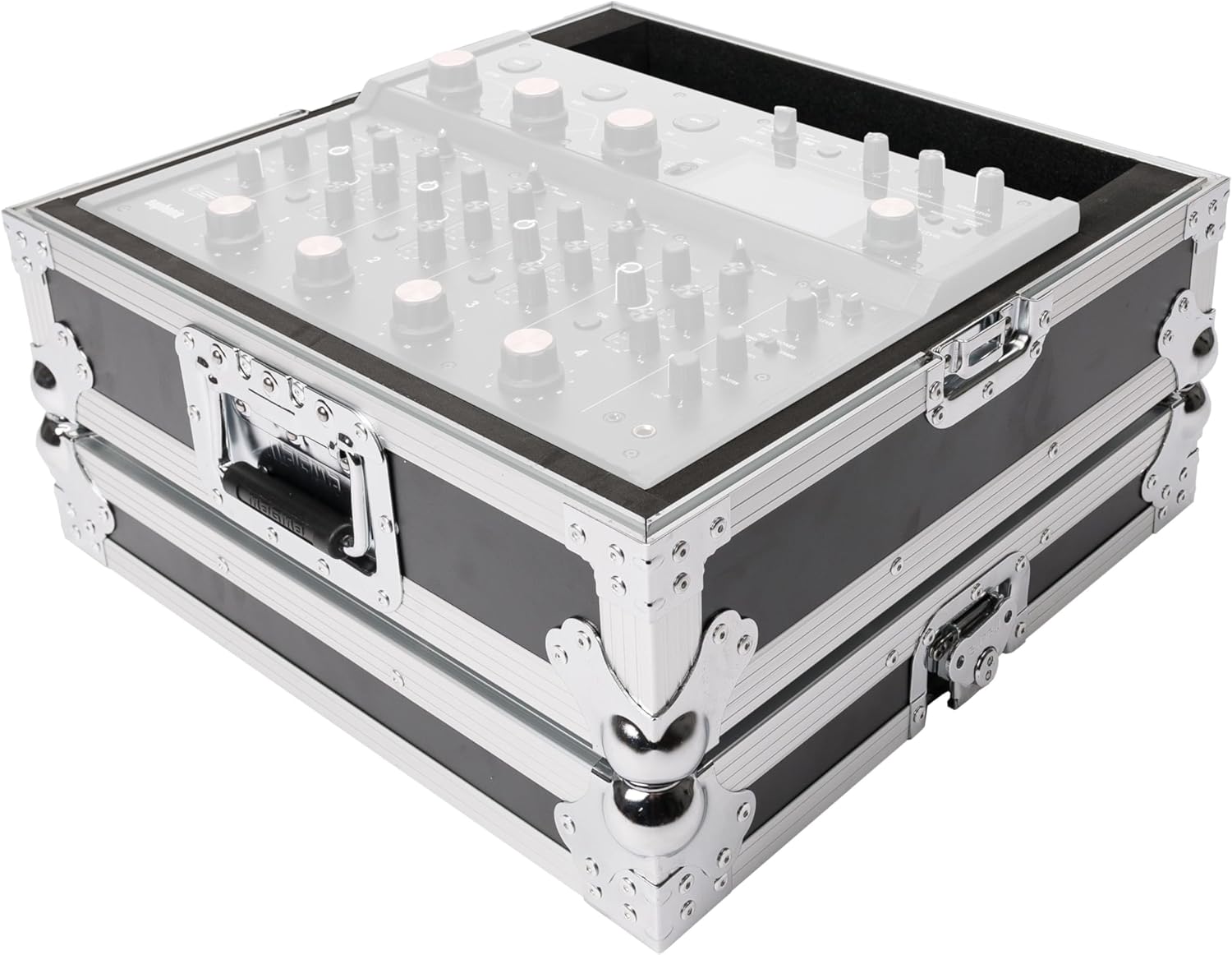 Magma Mixer Case Euphonia, Silver Chrome, 19.7″ x 18.9″ x 8.3″, Mixer Case