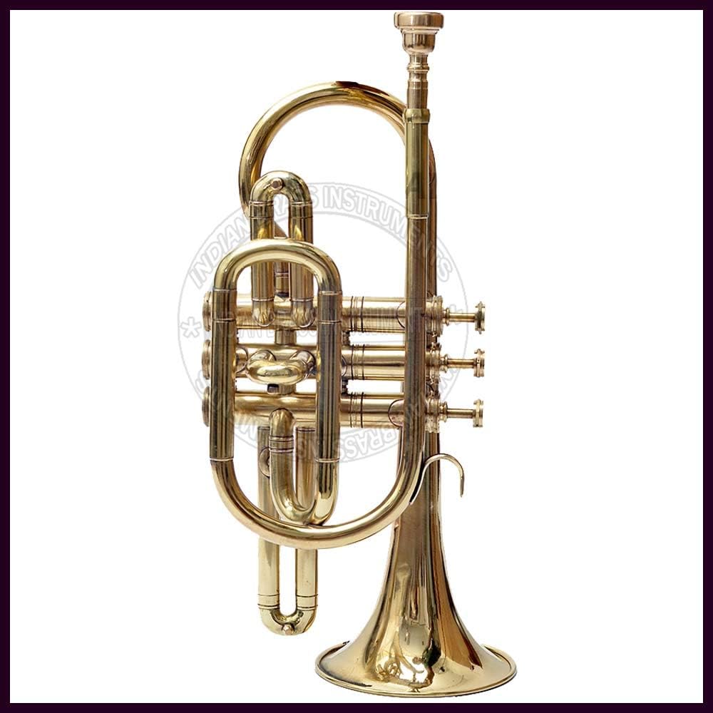 CORNET Bb PITCH BRASS WITH HARD CASE AND MOUTHPIECE