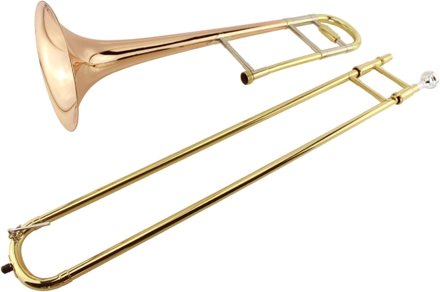 TSTS Professional B Flat Tenor Trombone Instrument for Beginners and Bands Beginner Trombone