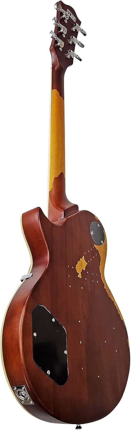 IYV ILS-300D Electric Guitar, Cherry Sunburst