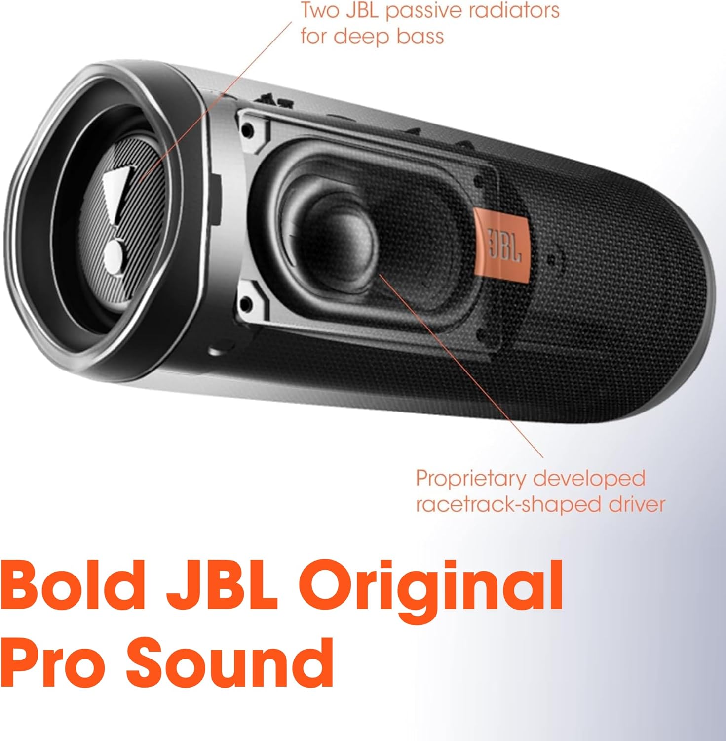 JBL Flip 5 (Black) + Bundle with divvi! Protective Hardshell Case