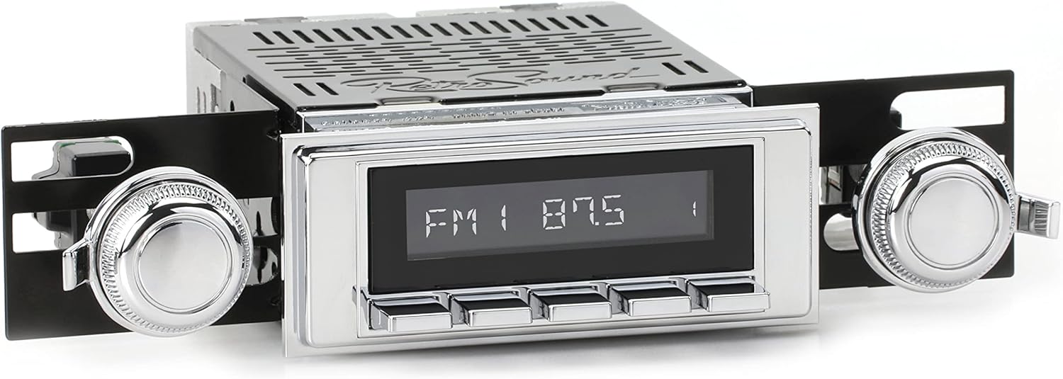 RetroRadio Compatible with 1970-72 Chevrolet Monte Carlo Features Include Bluetooth, AUX, AM/FM LAC-M1-120-03-73C1