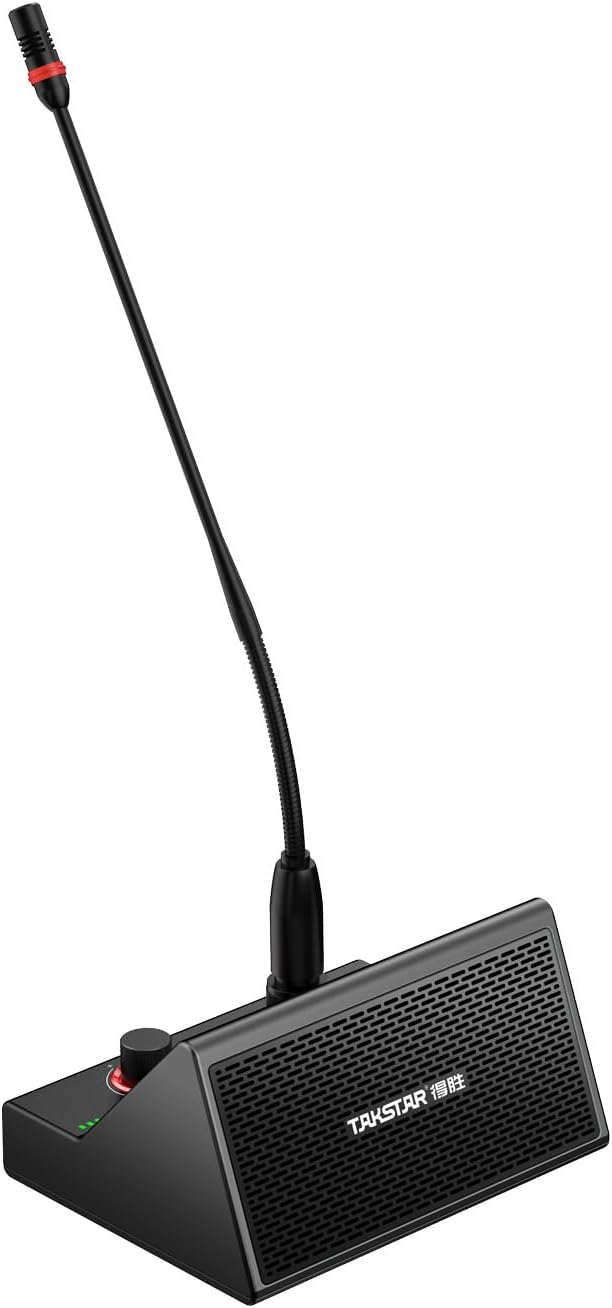 TAKSTAR All in One Microphone Speaker with OTC & Bluetooth, 30W Microphone Speaker, Supports External Mic/Speakers/Android/iOS/PC, Pa System for Karaoke/Meeting/Speaking/Hosting/Church/Teach/Wedding