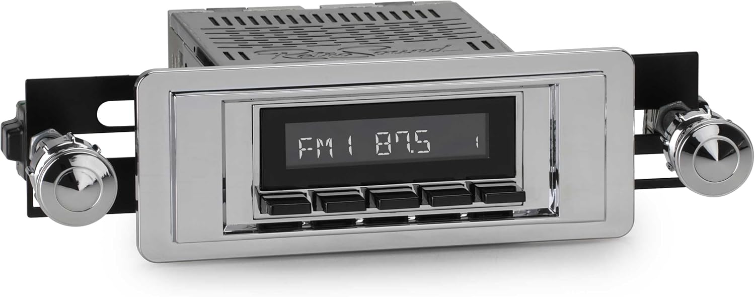 RetroRadio Compatible with 1949-56 Cadillac Series 60S Features Include Bluetooth, USB, AM/FM HCB-M2-102-14-84CA3