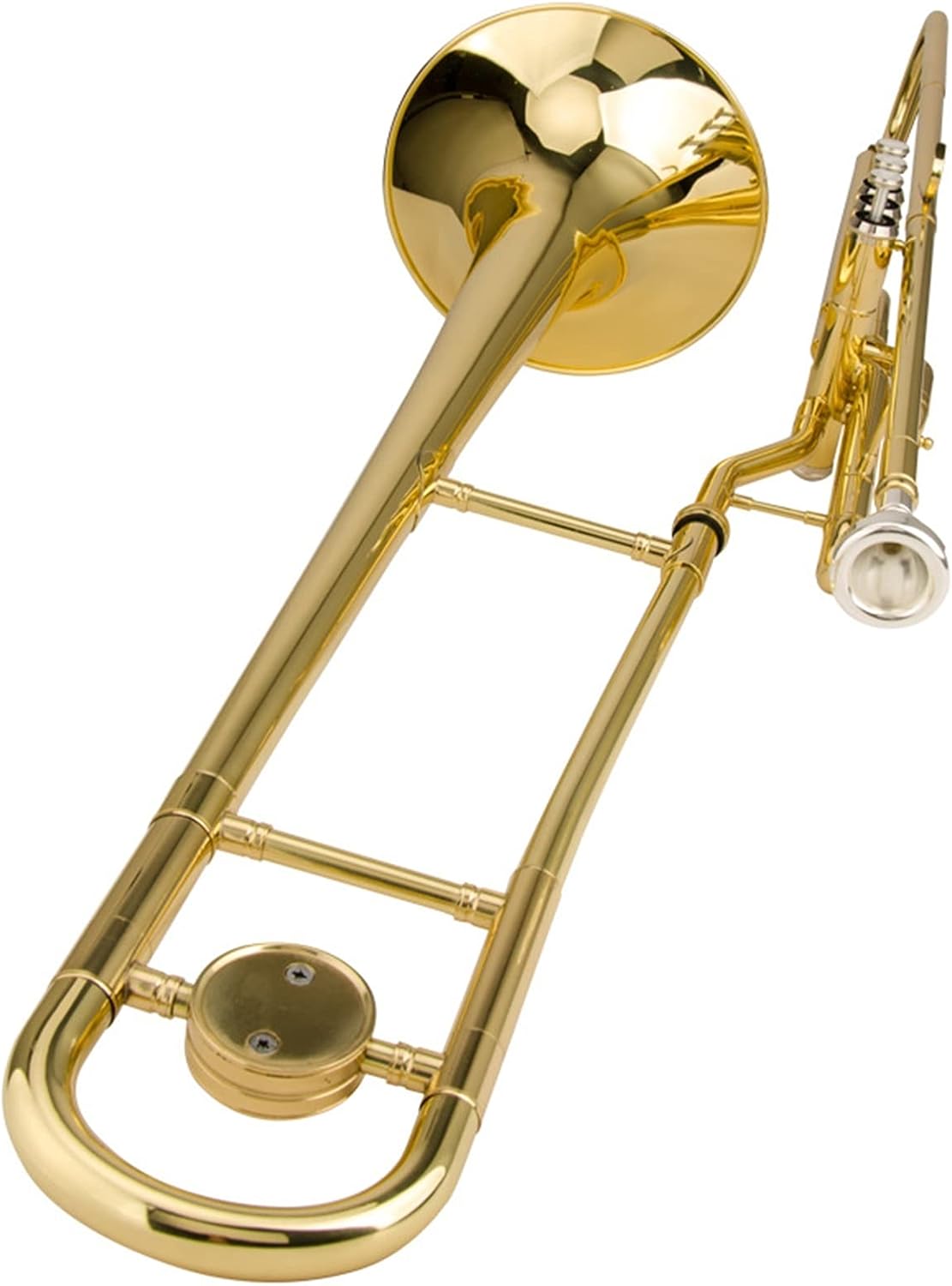 TSTS Key B Flat Lacquered Gold Trombone Musical Instrument Beginner Trombone