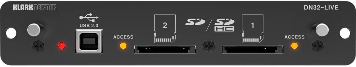 Klark Teknik DN32-LIVE SD/SDHC and USB 2.0 Expansion Module
