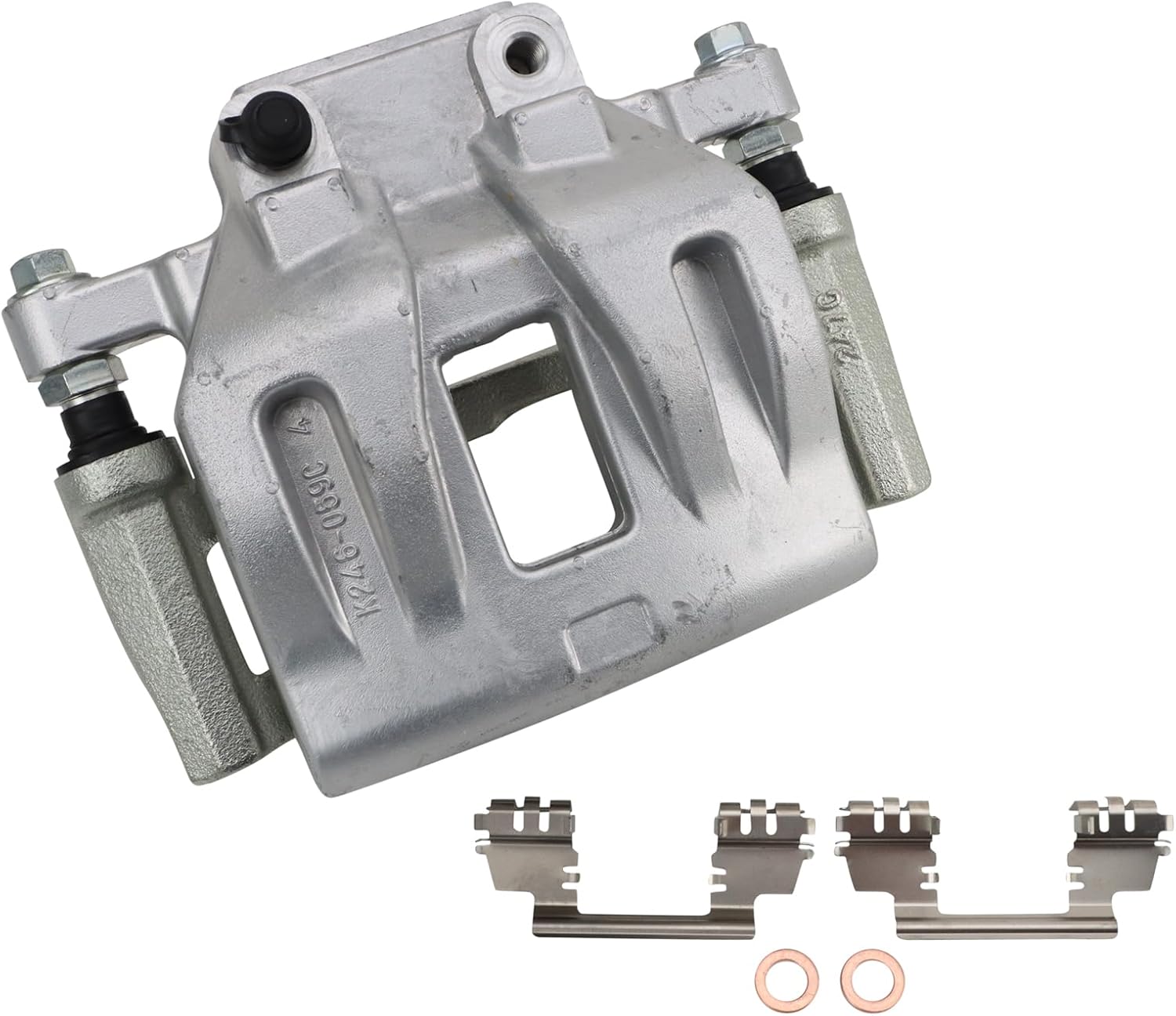 TRQ Front Left Brake Caliper w/Bracket Drivers Side Compatible with 2012-2021 Chrysler 300 2017-2021 Dodge Challenger Charger