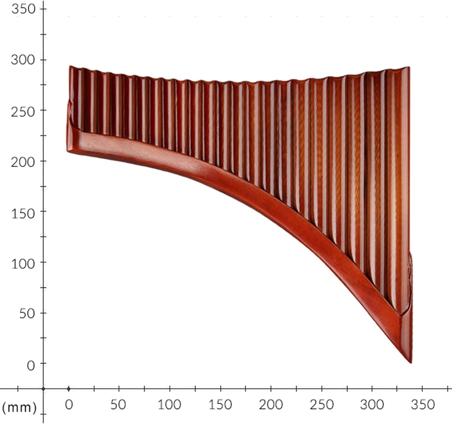 Hand Made 22 Pipes G Key Brown Bamboo Made Woodwind Musical Instrument